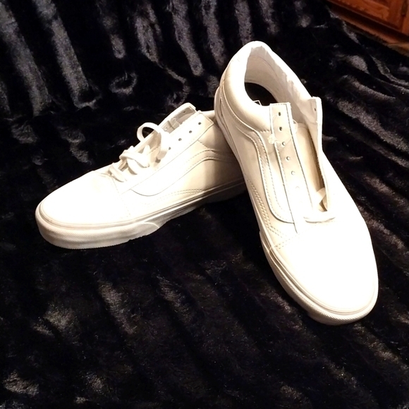 Van's NWOT Old Skool - Off the Wall Unisex Sneakers Men's 8.5 Women's 10 White - Picture 11 of 11